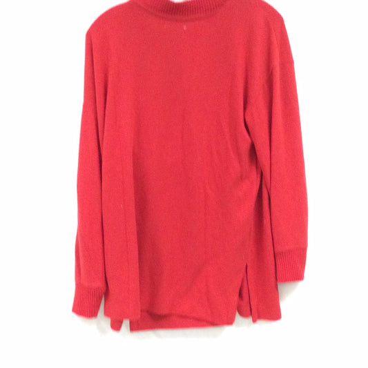 LOFT Red V-Neck Sweater