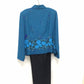 Leslie Fay Ladies Size 16P - Petite Royal Blue Flower Suit