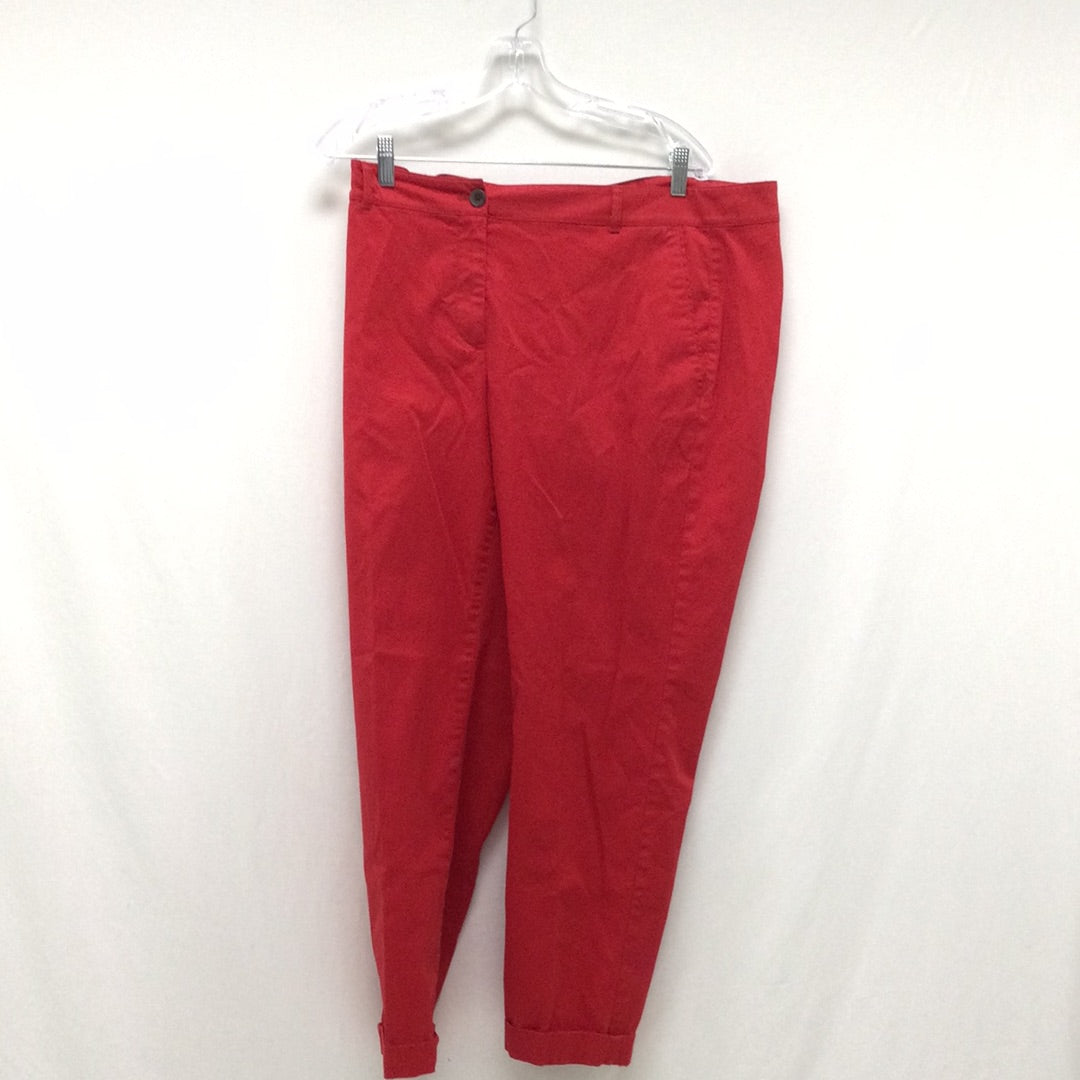 Talbots Women's Classic Fit Red Pants