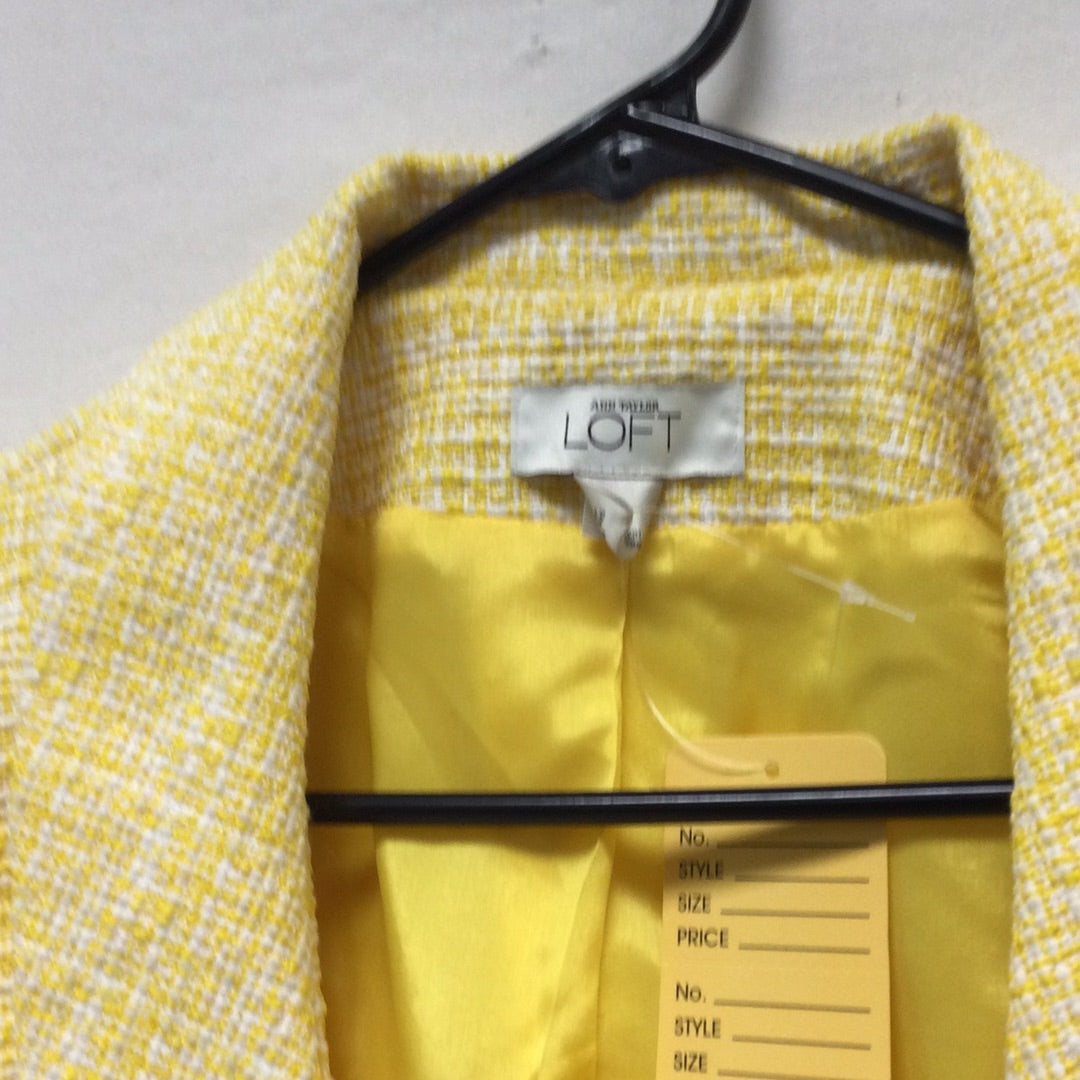 Ann Taylor Loft Ladies Size 10 Yellow Long Sleeve