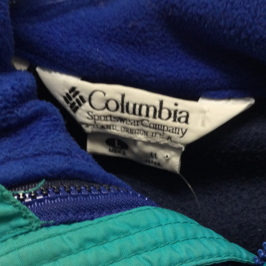 Columbia Sports Wear Company Men Blue Large Coat