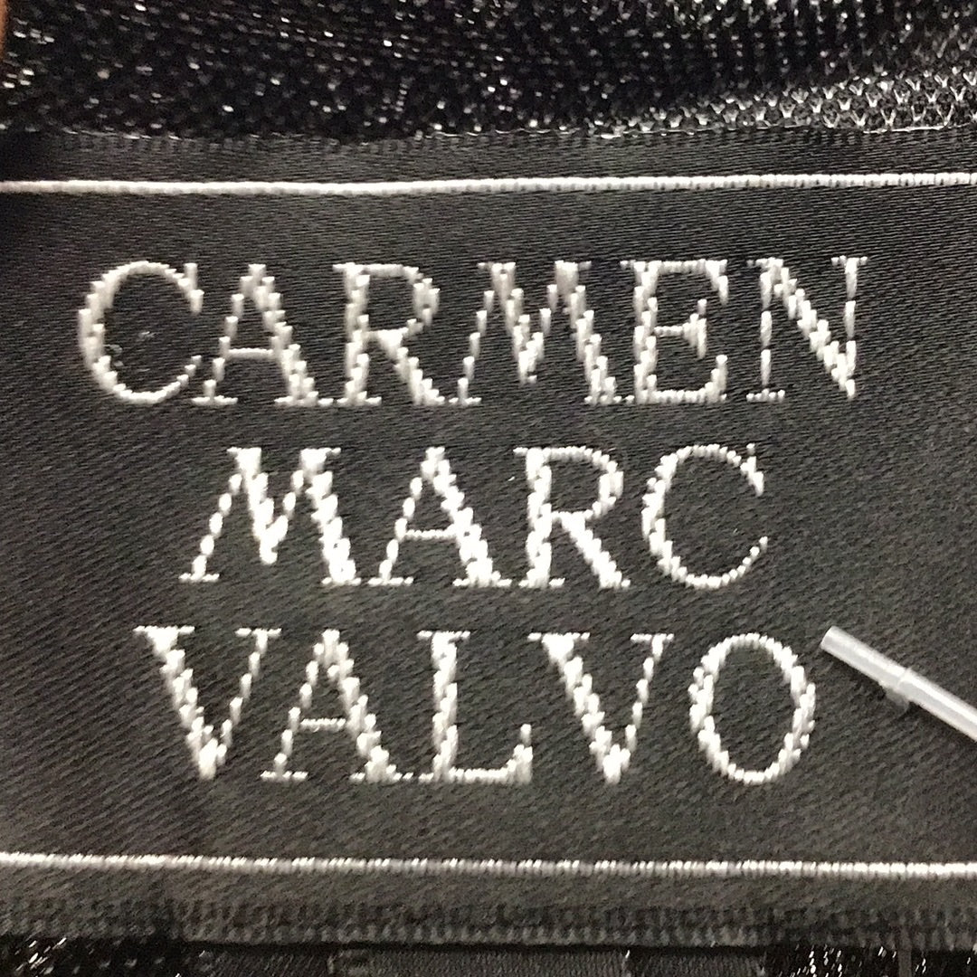 Carmen Marc Valvo Ladies Size 10 Grey Sleeve Less Top