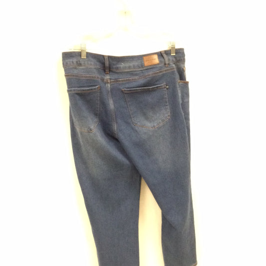 Tahari Blue Mid-Rise Denim Jeans