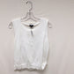 Talbots Women White Sleeveless Shirt Size Extra Large