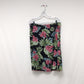 Nine And Company Women Black Floral Skirt Size 14