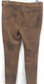 Women's Chico's Slim Leg Brown Faux Distressed Leather Pants 1