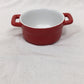 Pier 1 Imports Small Red Soup Bowl with Handles
