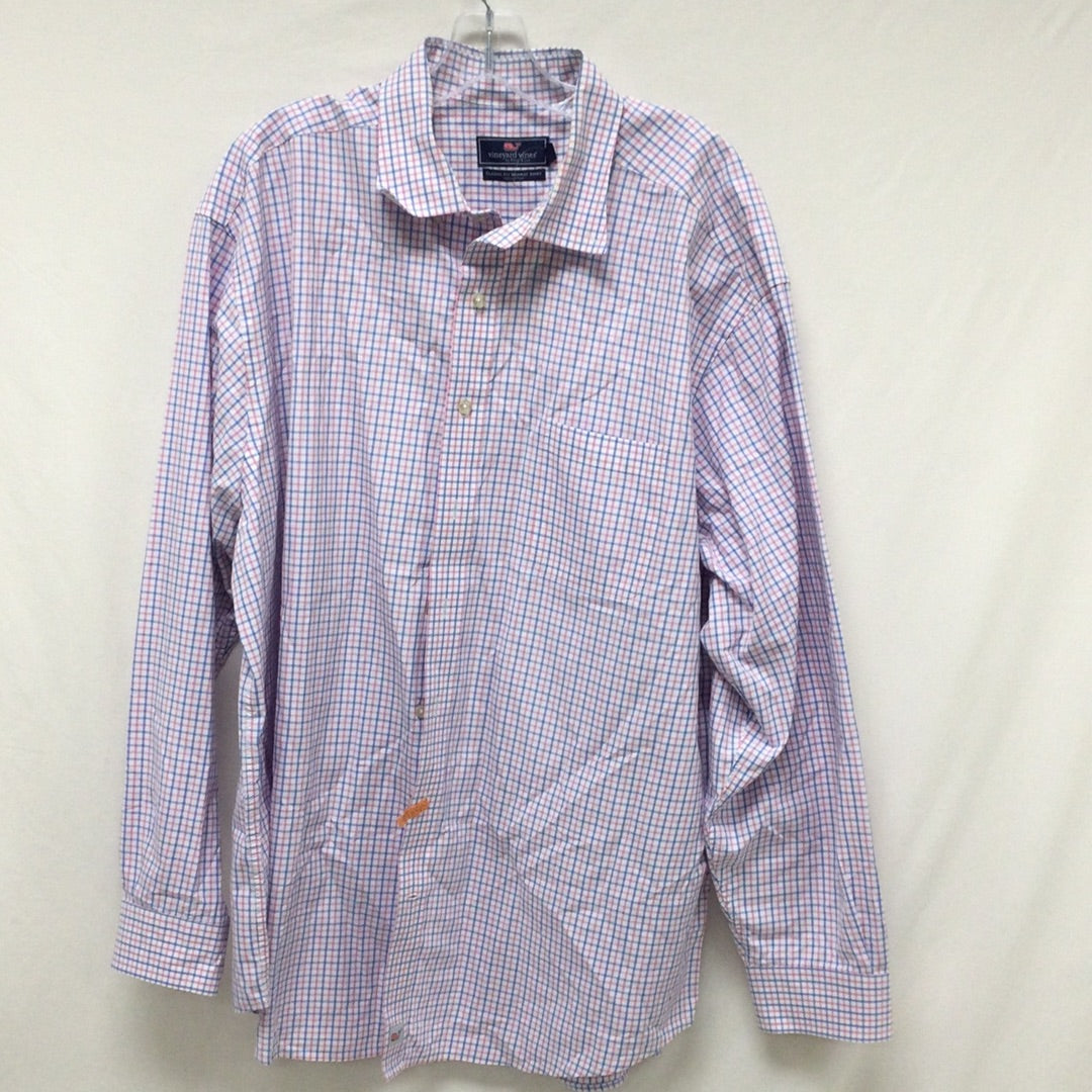 Vineyard Vines Men's Dress long Sleeve Shirt 2XL plaid