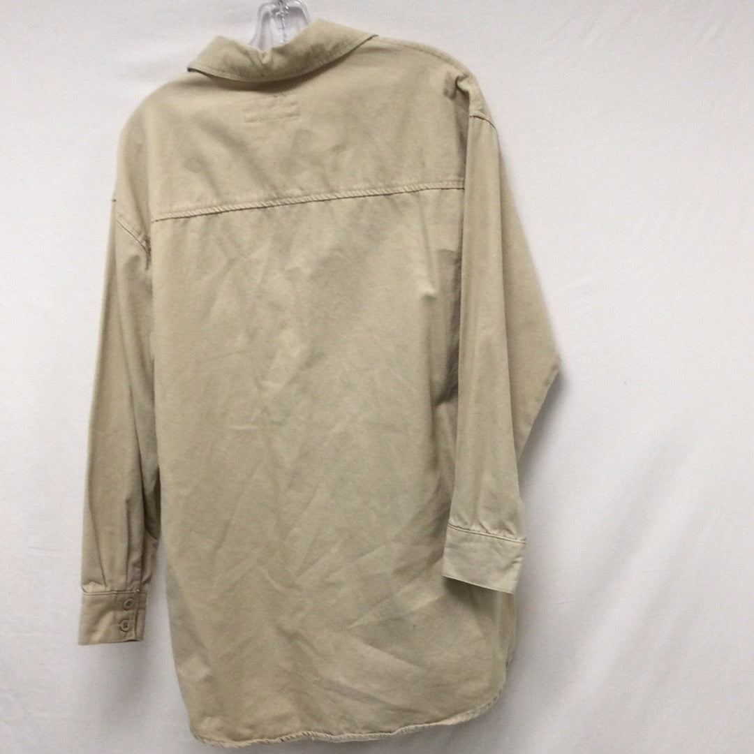 Forever 21 Long Sleeve Small Tan Women's