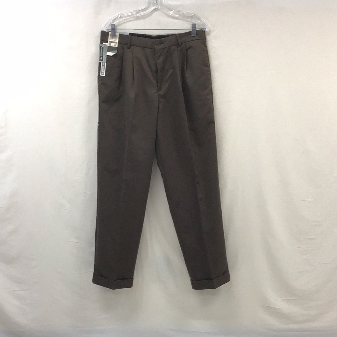 Dockers "Recode" Men's Brown Dress Pants Size W34/L32