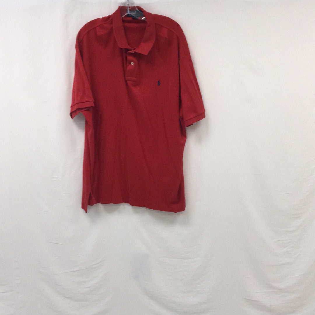 Polo By Ralph Lauren Men Extra Extra Large Red Short Sleeve Shirt