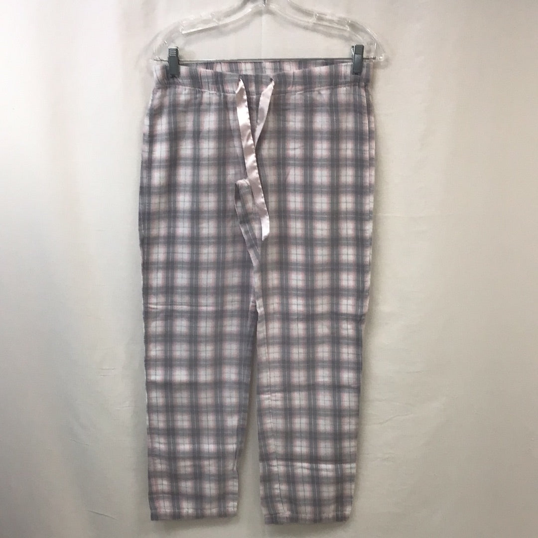 H&M Pink and Grey XS Ladies Flannel Pajama Pants
