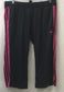 Adidas Women Black and Pink XL Workout Pants