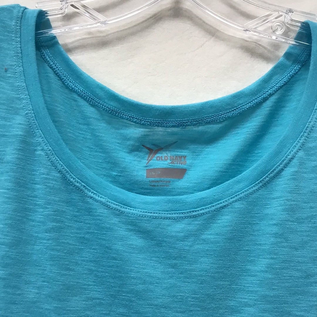 Old Navy Active Women's XS Teal T-Shirt