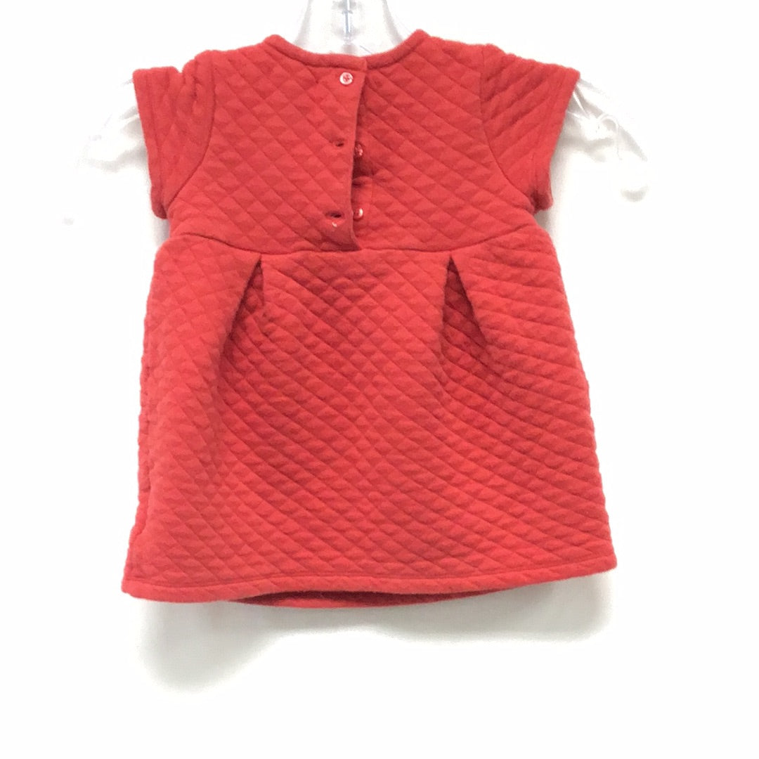 Baby Gap 18-24 Months Red Short Sleeve Dress