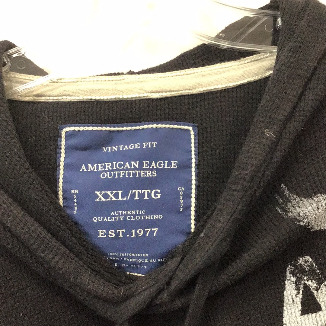 American Eagle Hoodie Men’s Black XXL