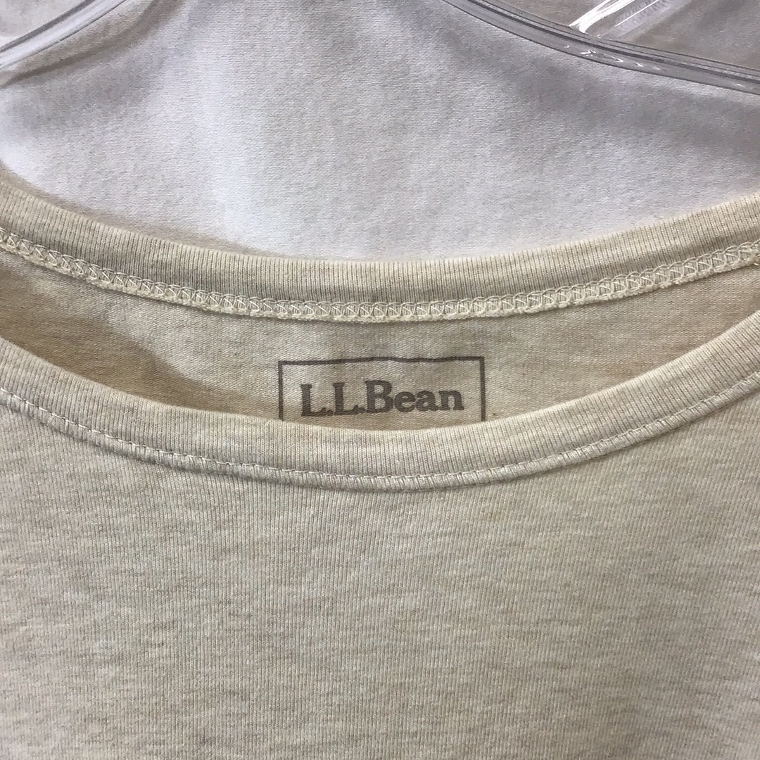 L L Bean Women White Size 2X Long Sleeve Shirt