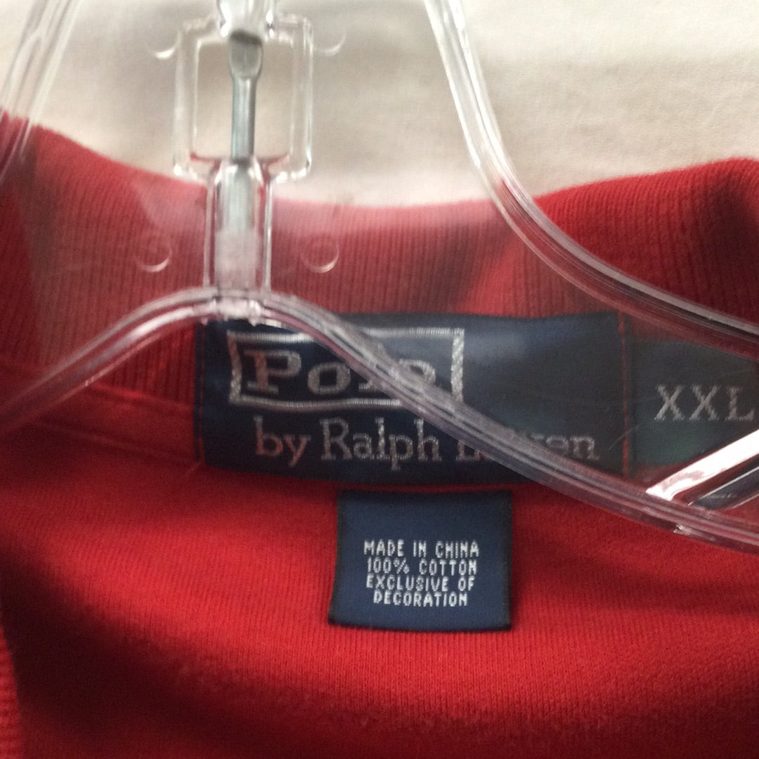 Polo By Ralph Lauren Men Extra Extra Large Red Short Sleeve Shirt