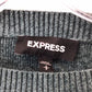 Express Ladies Small Green Round Neck Sweater