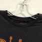American Eagles Outfitters Vintage Women's Musical Instruments Gray T-Shirt Size Small