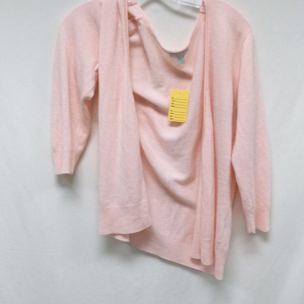 New York And Company Women Blush Pink Cardigan Size XL