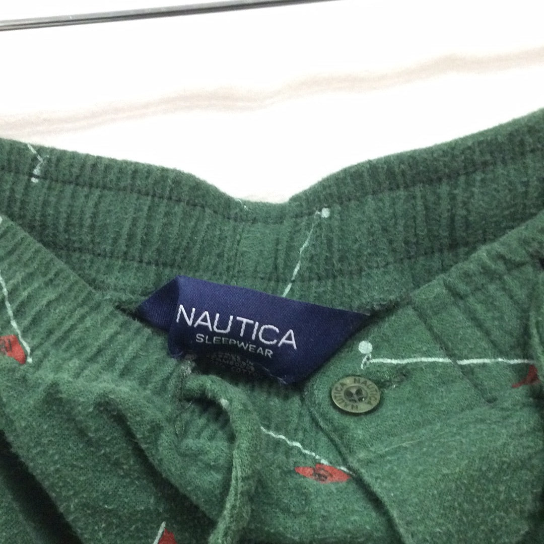 Nautica Green Men's Size Medium Golf Pajama Sleep Pants