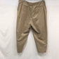 LL Bean Pants Womens  Vintage Linen Blend Natural Tan Cuffed Trousers NWT
