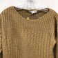Jones New York Ladies Brown Large Long Sleeve Sweater