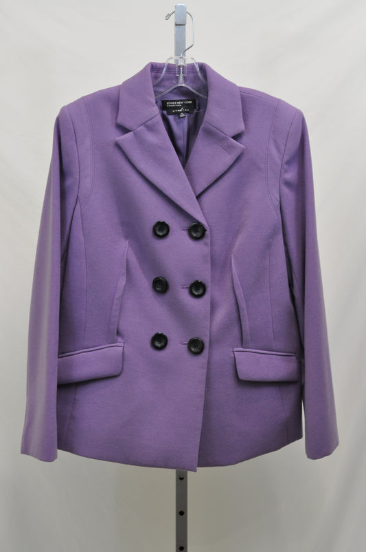 Jones New York Lavender Coat - Size 12
