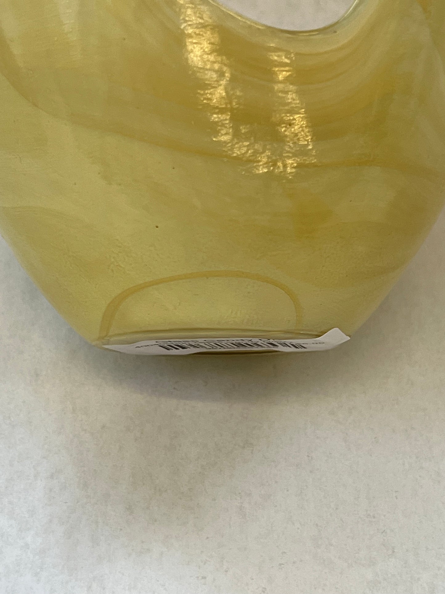 Small Yellow Glass Candy Dish
