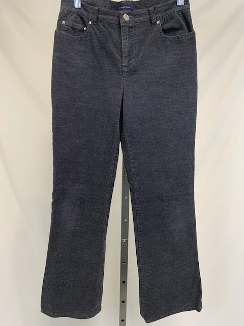 Jones New York Signature Grey Corduroy Pants  - Size 2P