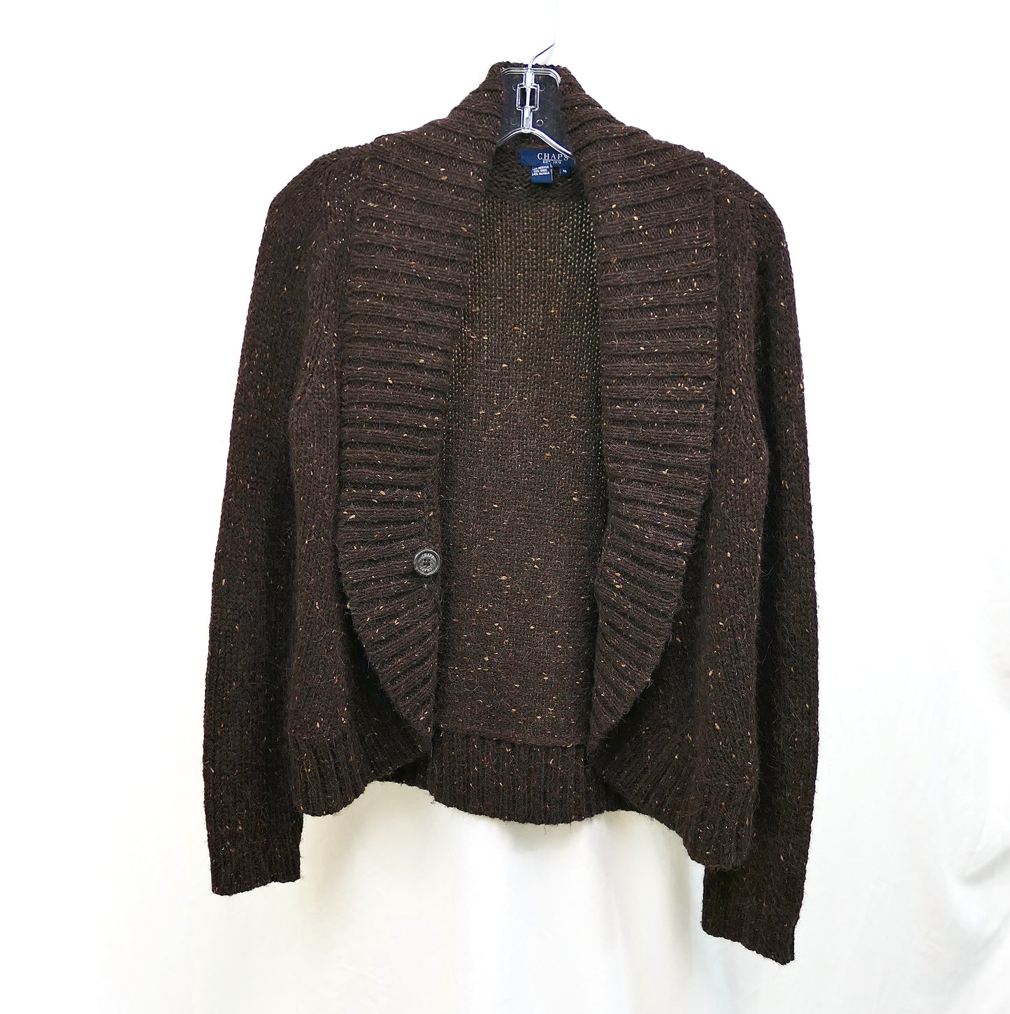 Chaps Brown Knit Sweater - Size M