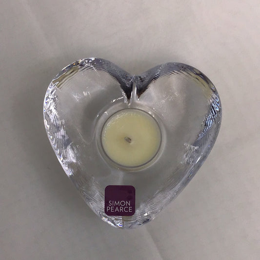 Simon Pearce Highgate Heart Tealight Candleholder