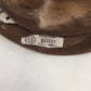 Vintage Bloomingdale’s Union Made Spiral Mink Fur Pillbox Circle Hat #546694