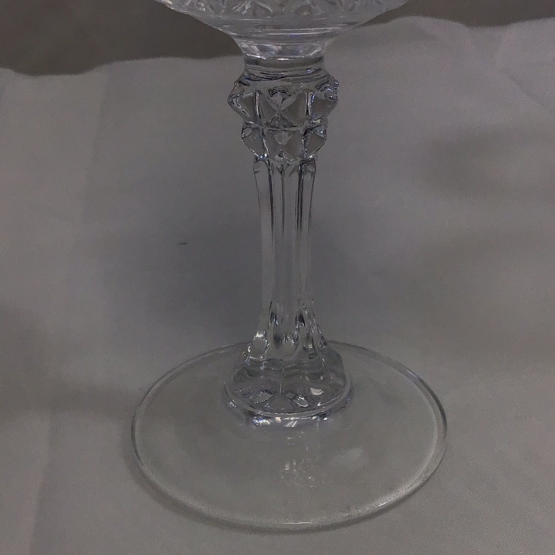 Vintage Lead Crystal Wine Glasses Cristal d' Arques Longchamp in