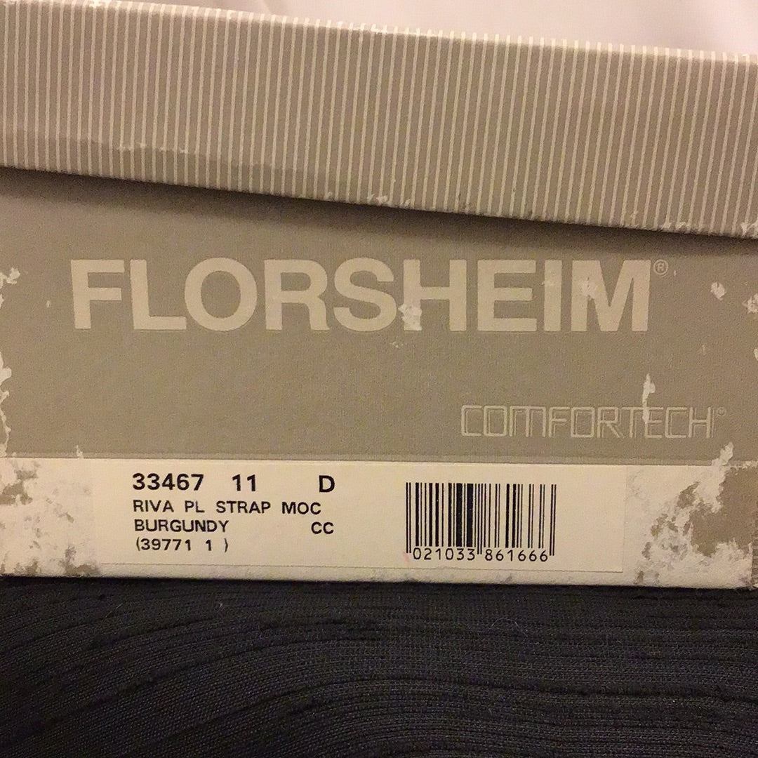 Cognac Florsheim Riva Men's Slip-On Moccasins - Size 11D
